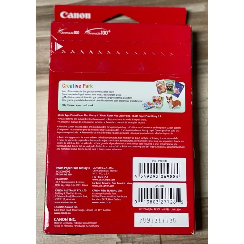 Canon 2 Pack Photo Paper (Matte & Glossy) 4